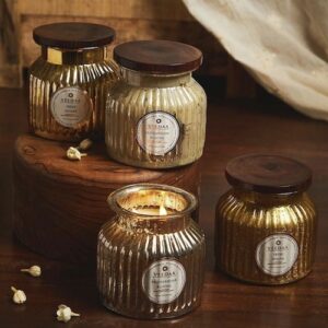 FRESH MOGRA MERCURY GLASS SCENTED CANDLE Image