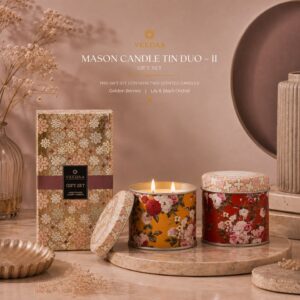 MASON TIN CANDLE DUO - II