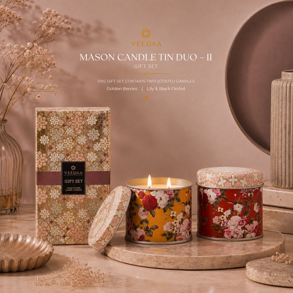 MASON TIN CANDLE DUO - II