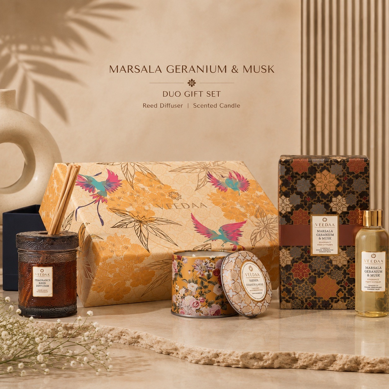 MARSALA GERANIUM & MUSK DUO
