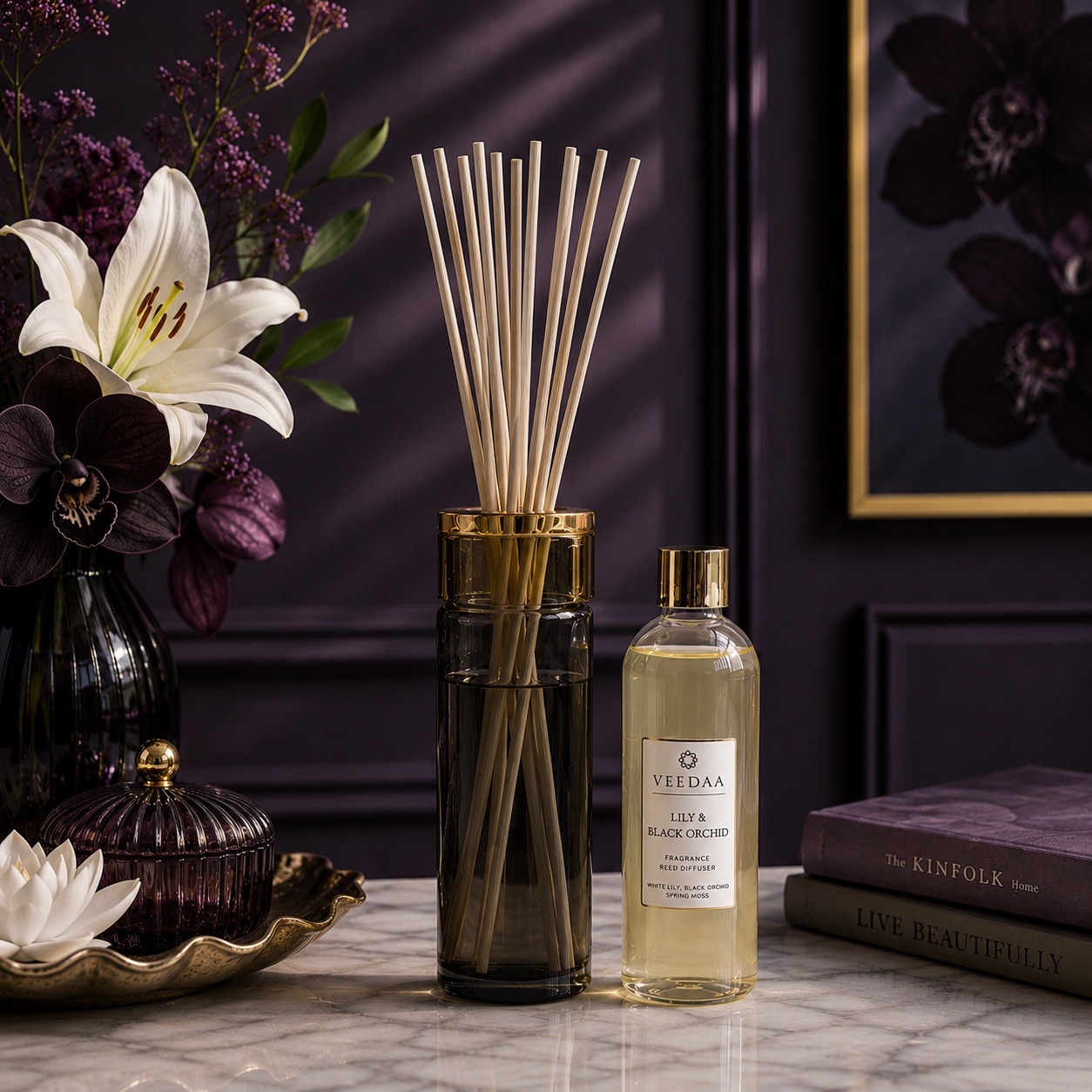 LILY & BLACK ORCHID